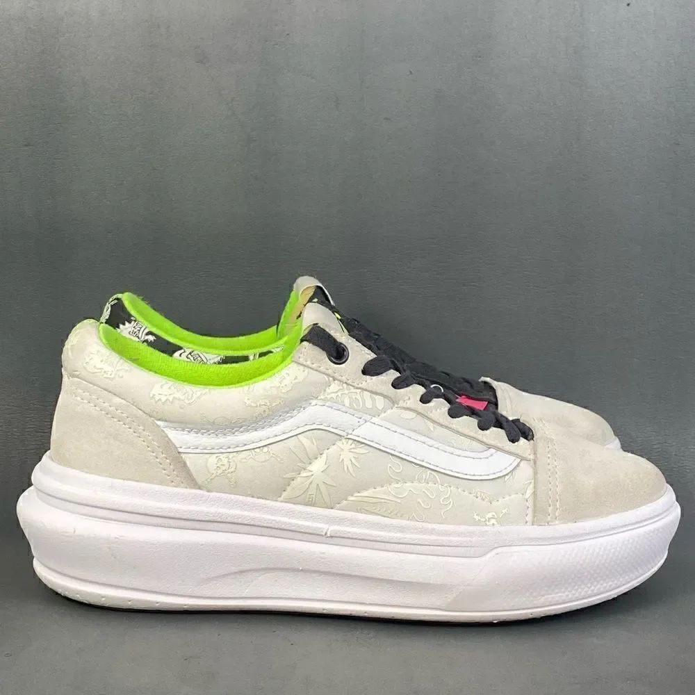 Vans Old Skool Comfi Kush 'Cream Black Pink womens size 8.5